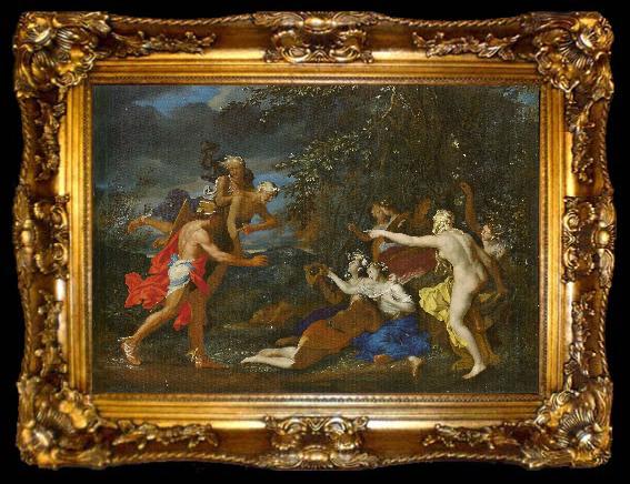 framed  Werner van den Valckert Perseus bei den Nymphen, ta009-2